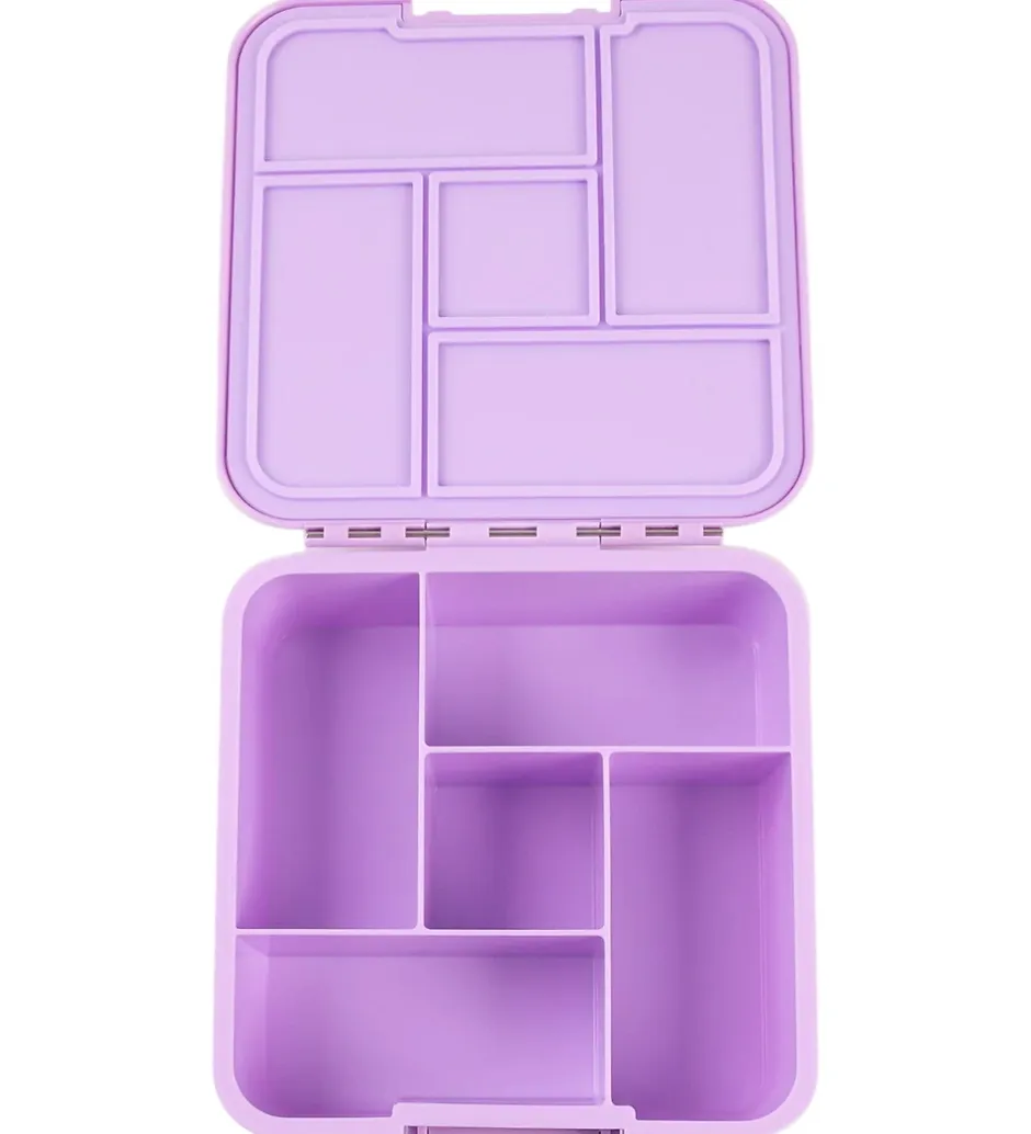 Madkasser*Montiico Madkasse m. 5 rum - Bento Five - 980 ml - Lilac