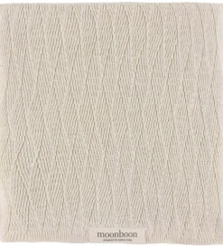 Børn Moonboon Tæppe - Strik - 100x80 cm - Nature