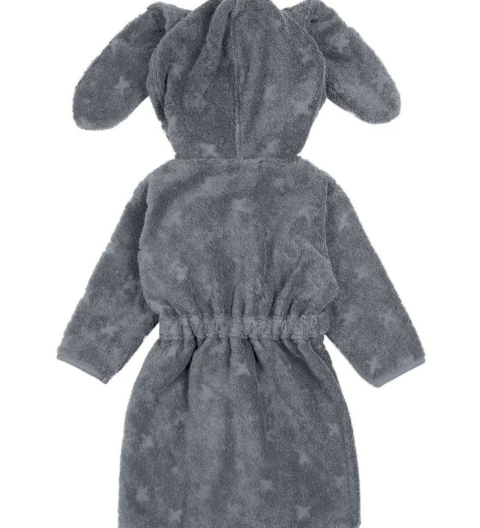 Børn Müsli Badekåbe - Bunny - Stormy Blue
