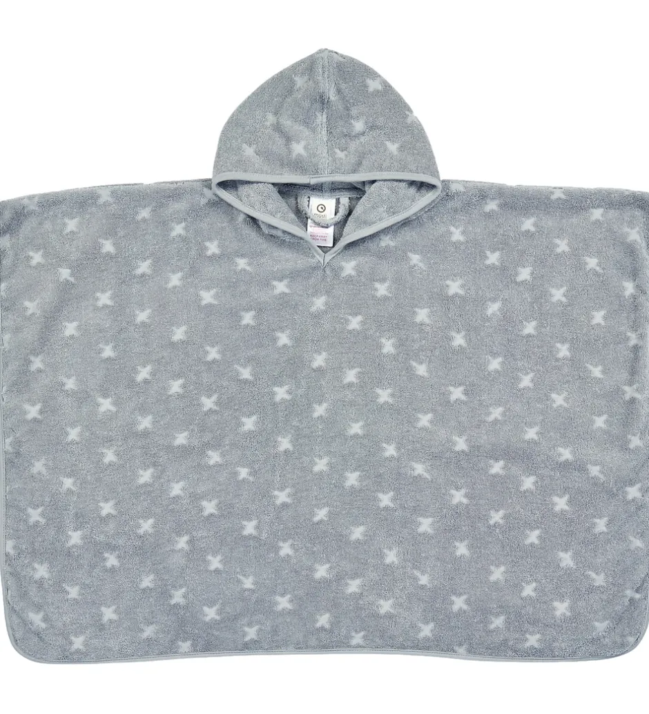 Børn Müsli Badeponcho - Jasmin Blue