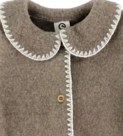 Børn Müsli Køredragt - Uldfleece - Brown Melange
