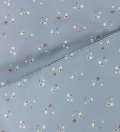 Sovetid|Sengetøj*Müsli Sengetøj - Baby - Stars - Jasmin Blue/Balsam Cream/Walnut