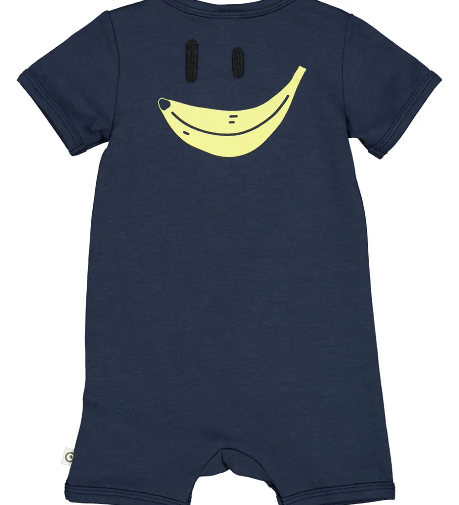 Børn Müsli Sommerdragt - Banana - Night Blue