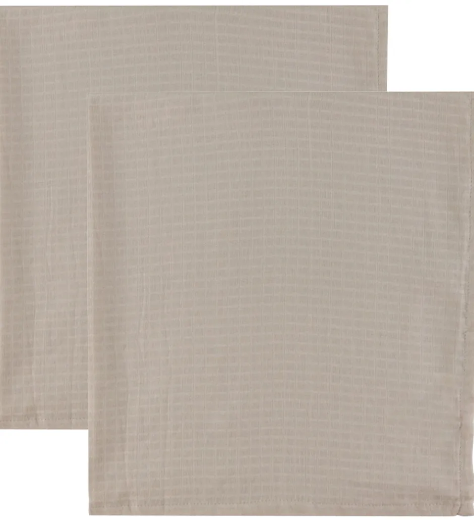 Müsli Stofbleer - 2-pak - 75x75 - Cashmere