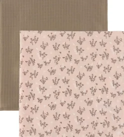 Stofbleer|Pusletid*Müsli Stofbleer - 2-pak - 75x75 - Flora - Nightingale/Balsam Cre