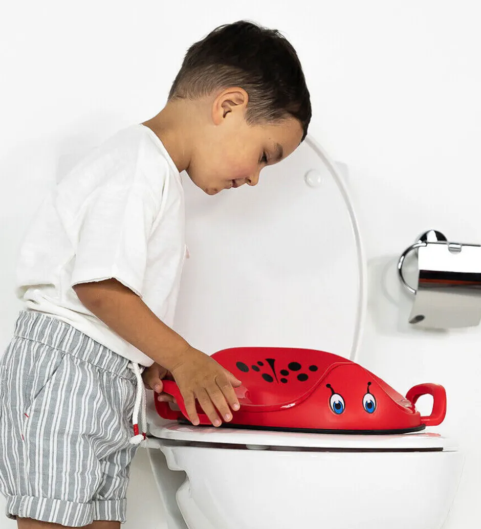 Potter Og Toilethjælp*My Carry Potty Toilettræner - Mariehøne