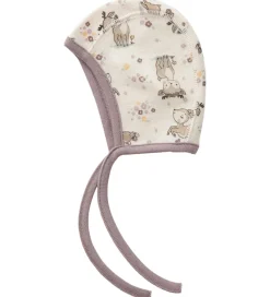 Børn Name It Babyhjelm - Uld - NbfWillit - Lilac Ash/AOP