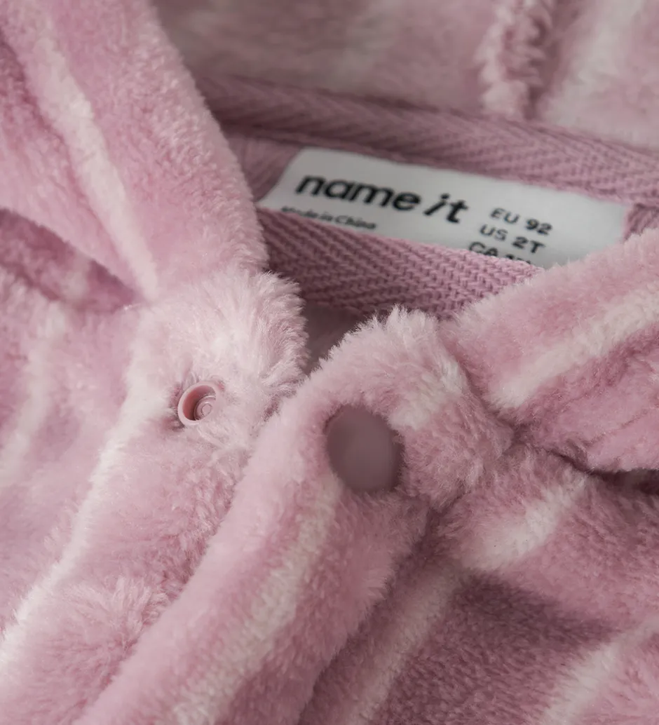 Badekåber*Name It Badekåbe - Velour - NmfRose - Keepsake Lilac