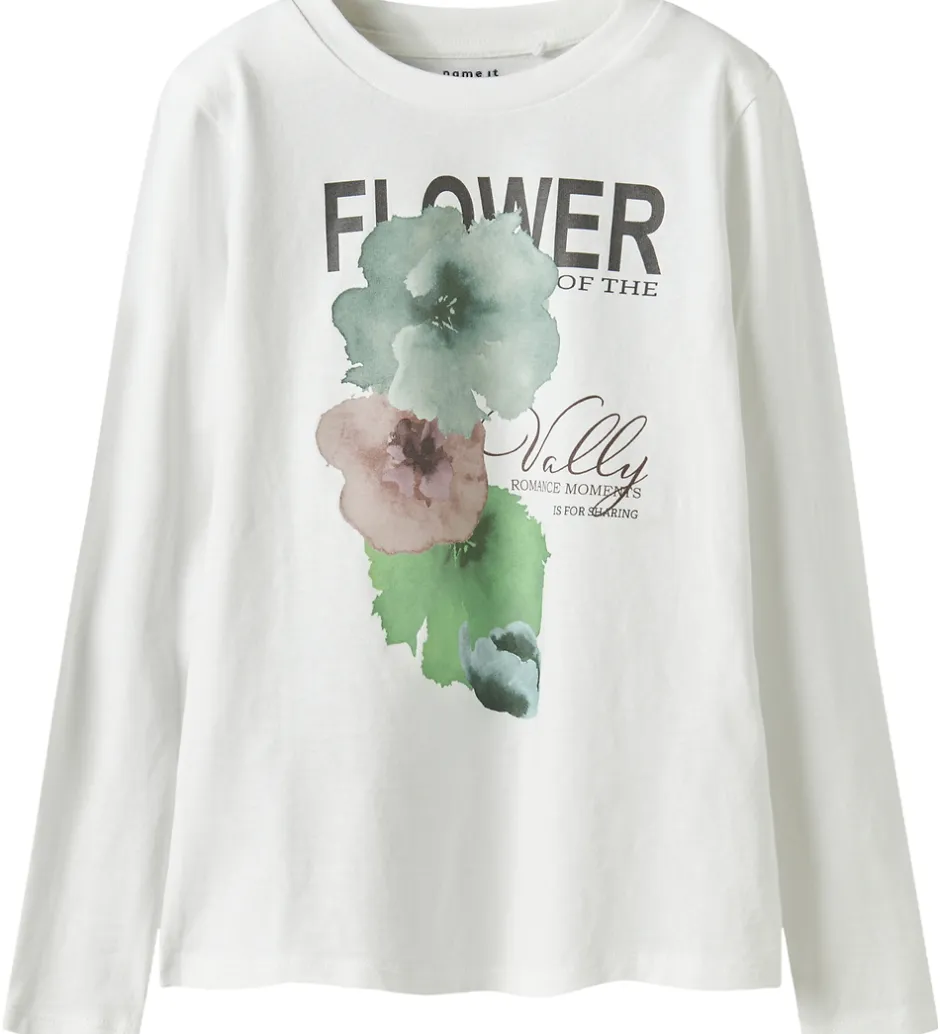 Bluser*Name It Bluse - NkfSaga - Bright White
