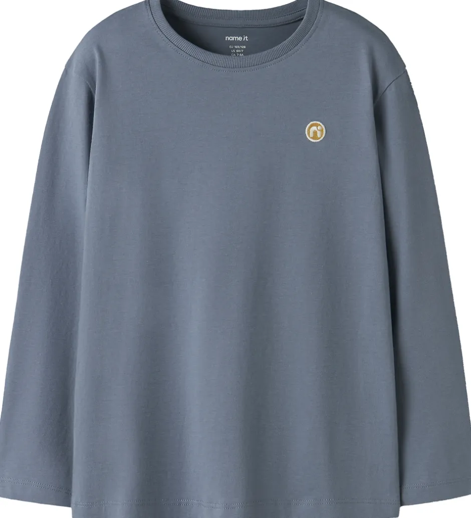 Bluser*Name It Bluse - NkmVimpel - Flint Stone/Brandmark