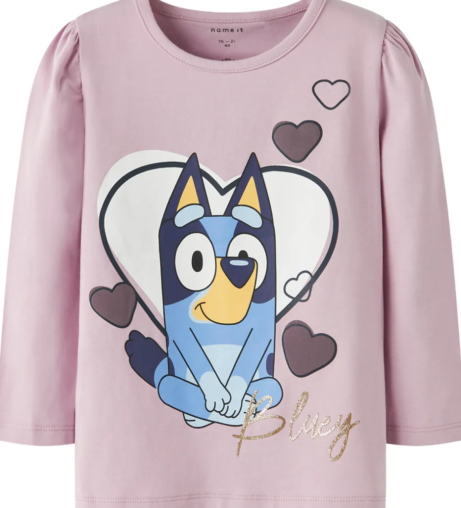 Børn Name It Bluse - NmfNema - Bluey - Keepsake Lilac