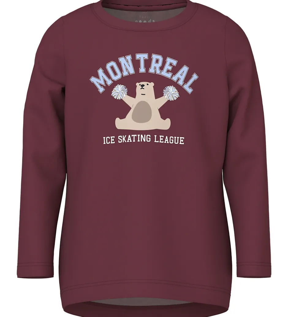 Bluser*Name It Bluse - NmfVix - Burgundy/Montreal