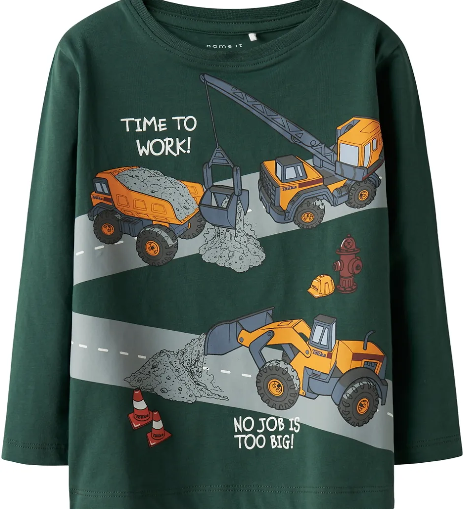 Bluser*Name It Bluse - NmmOfek - Bistro Green