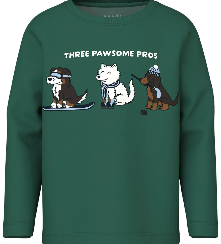 Bluser*Name It Bluse - NmmVux - Bistro Green/Ice Dogs