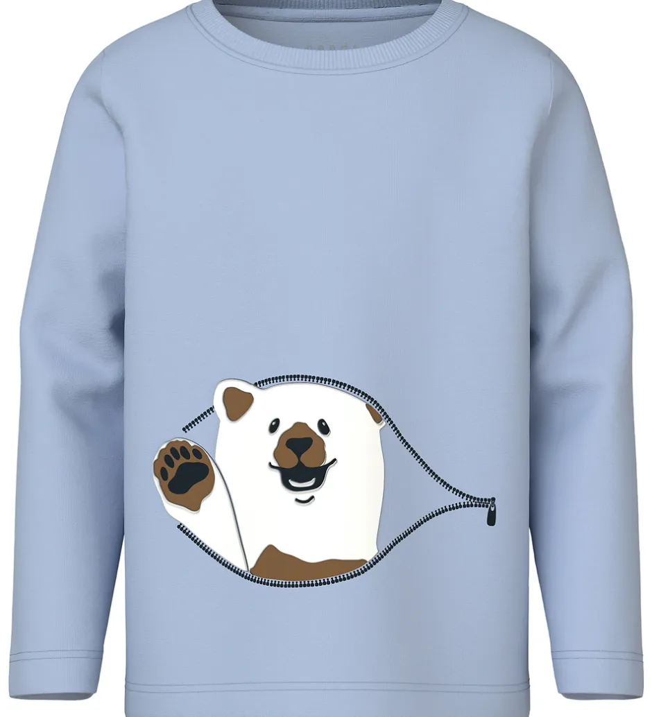Bluser*Name It Bluse - NmmVux - Kentucky Blue/Bear Hi