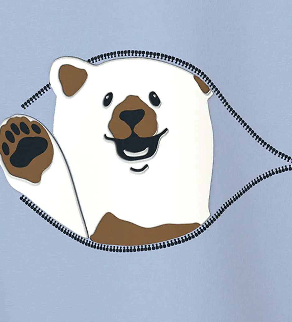 Bluser*Name It Bluse - NmmVux - Kentucky Blue/Bear Hi