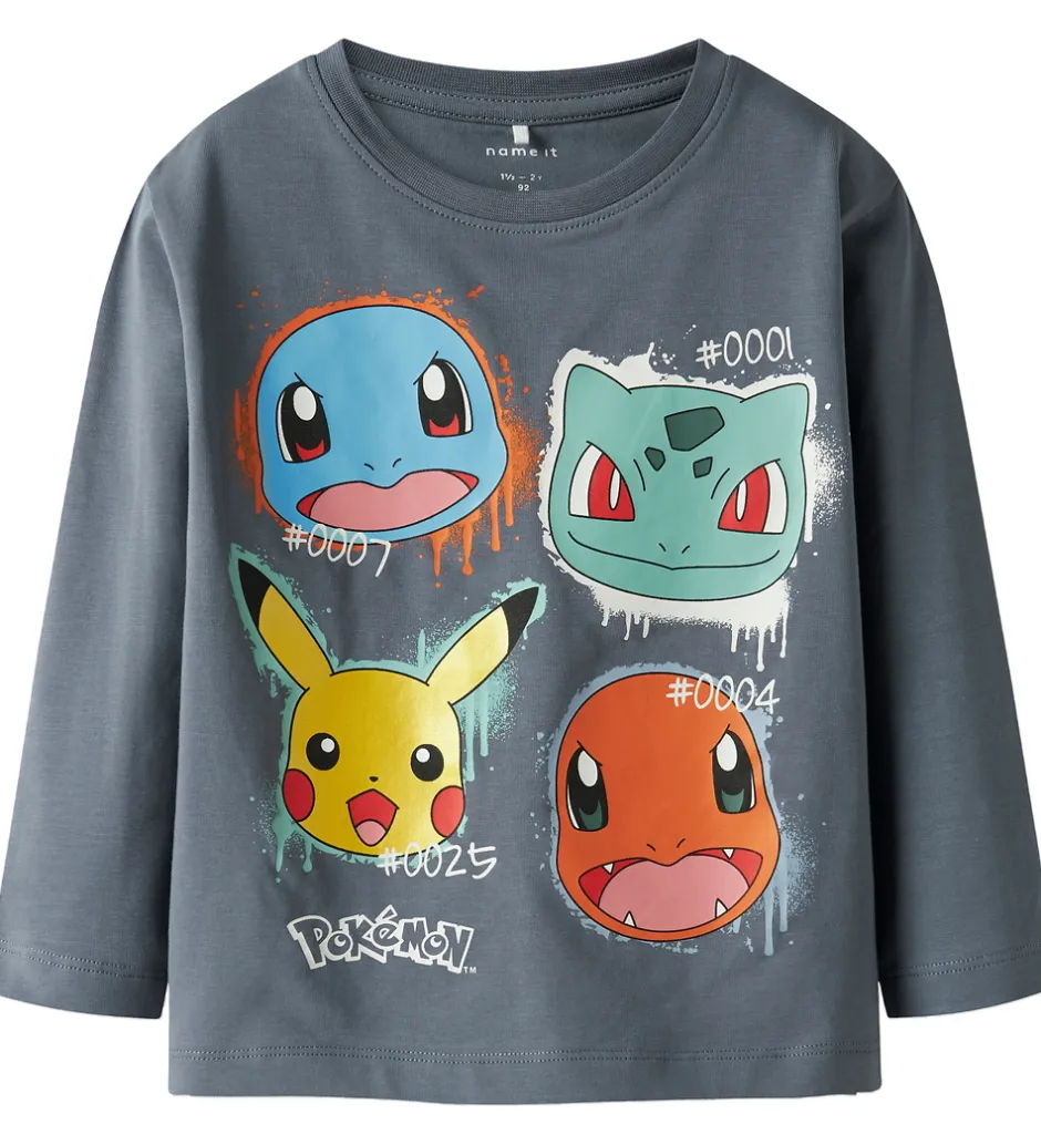 Børn Name It Bluse - Pokémon - NmmNor - Flint Stone