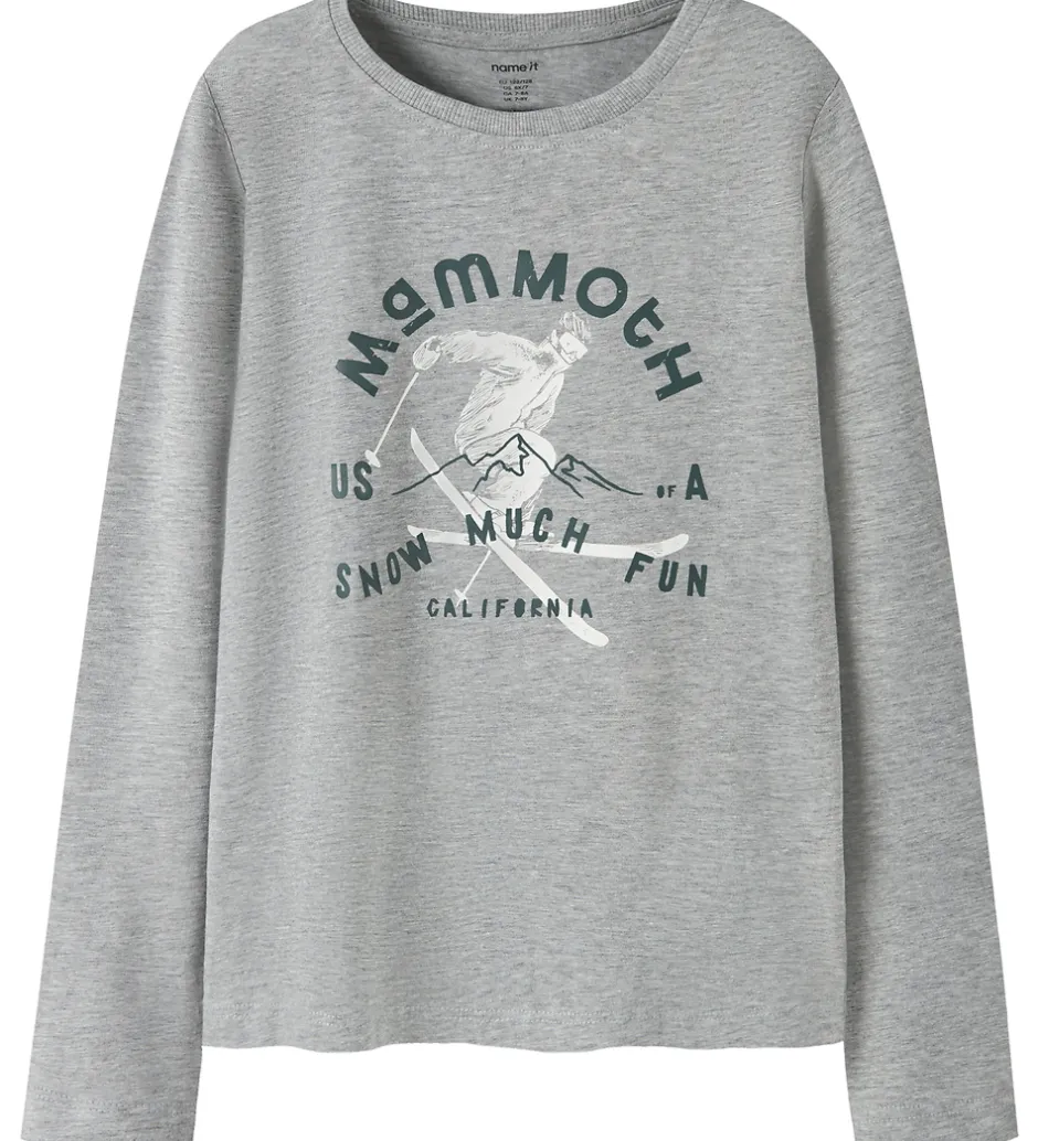 Børn Name It Bluser - NkmVux - 2-Pak - Grey Melange/Bistro Green Adve