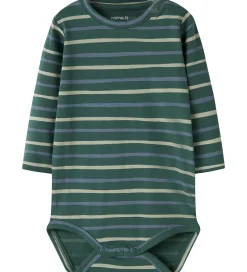 Børn Name It Body l/æ - NbmVroels - Bistro Green/Stripes