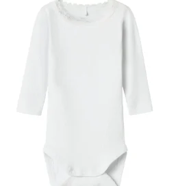 Børn Name It Body l/æ - Noos - Rib - NbfKab - Bright White