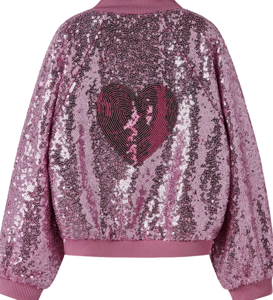 Cardigans*Name It Bomberjakkke - NmfRuscing - Lilac Sachet
