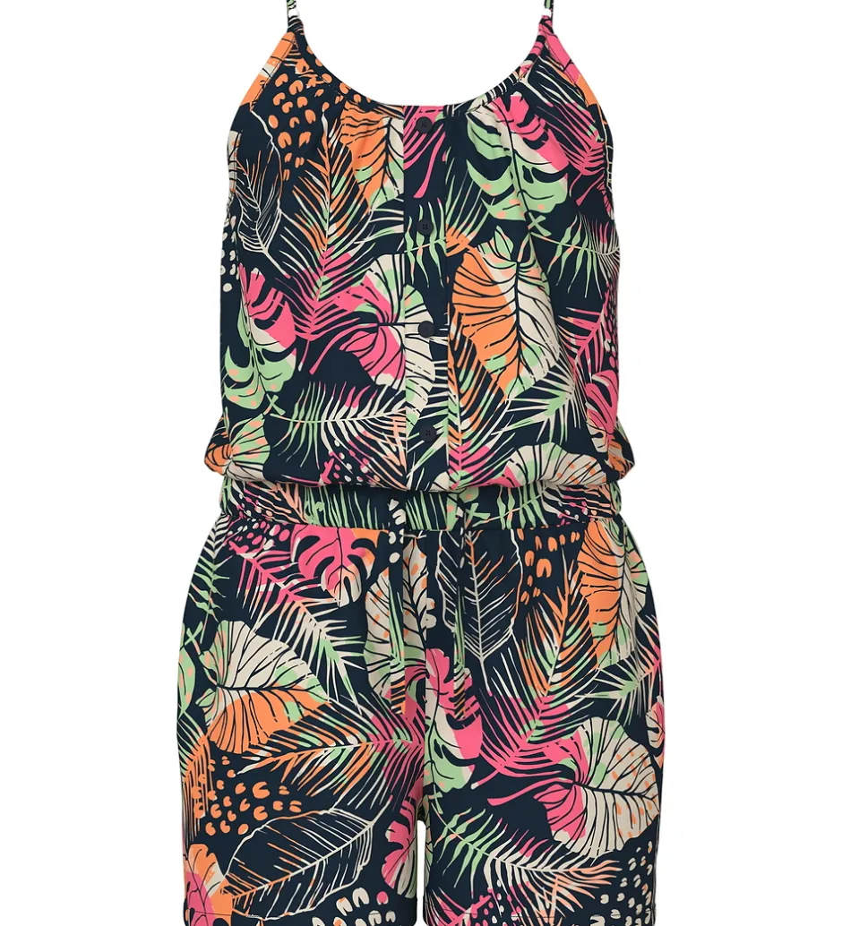 Børn Name It Buksedragt - NkfVinaya - Navy Blazer/Fresh Tropical