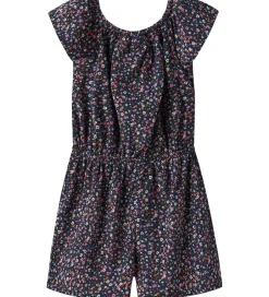 Buksedragter*Name It Buksedragt - NmfVinaya - Navy Blazer/Color Flower