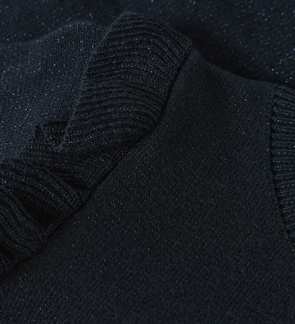 Striktrøjer*Name It Cardigan - Noos - Strik - NmfAbinne - Blå m. Glitter