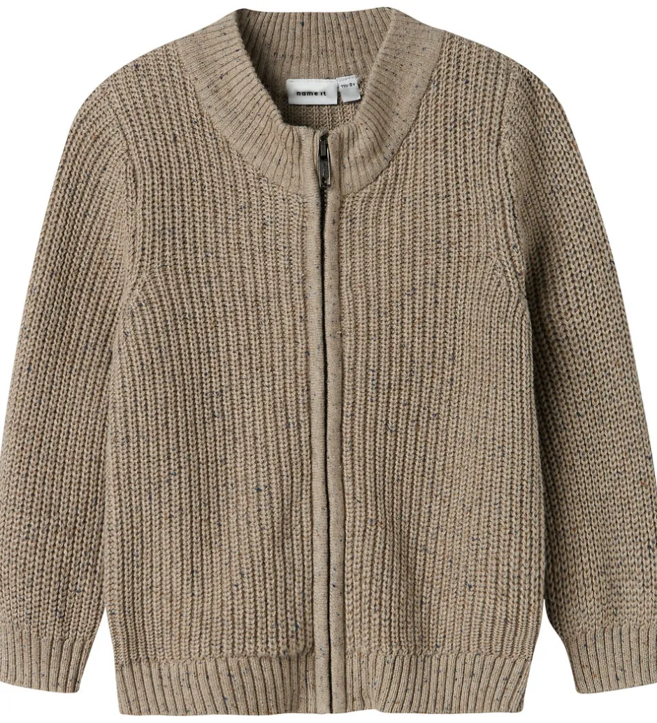 Børn Name It Cardigan - Strik - NmmNorman - Island Fossil