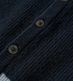 Cardigans*Name It Cardigan - Strik - Viskoseblanding - NbmSand - Navy Blaz