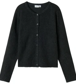 Striktrøjer*Name It Cardigan - Strik - NkfSaluna - Dark Grey Melange