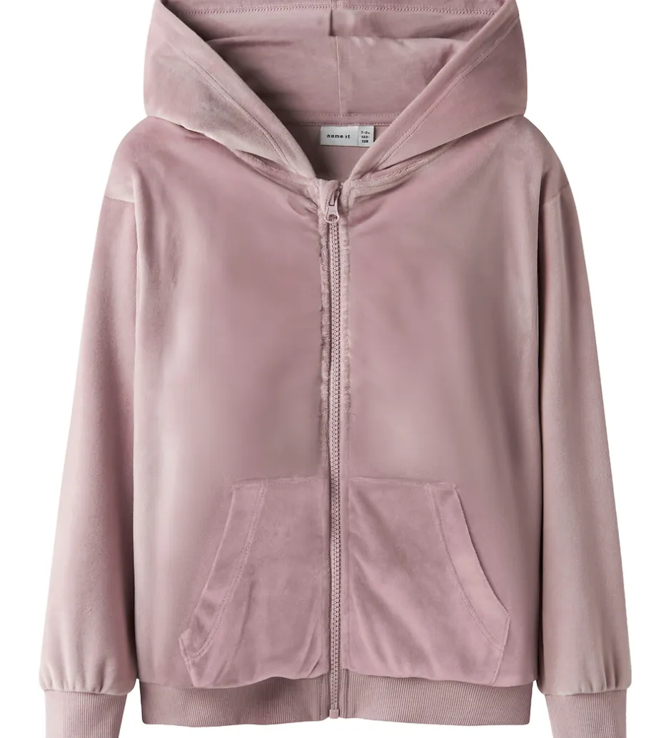 Cardigans*Name It Cardigan - Velour - NkfSelour - Keepsake Lilac