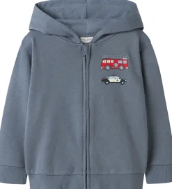 Cardigans*Name It Cardigan m. Hætte - NmmVoltinus - Flint Stone/Fire Truck