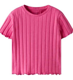 Toppe*Name It Crop Top - NkfNoralina - Carmine Rose
