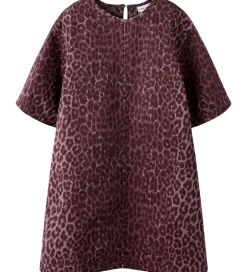 Kjoler*Name It Denimkjole - NkfLeo - Burgundy/Leo