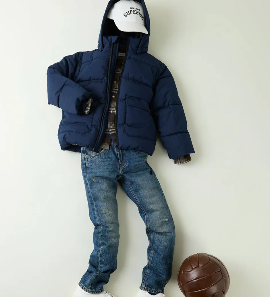 Børn Name It Dynejakke - NkmMingo - Navy Blazer