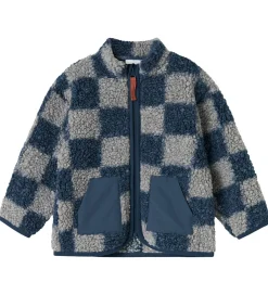 Fleece*Name It Fleccejakke - Teddy - NmmOrlando - Insignia Blue