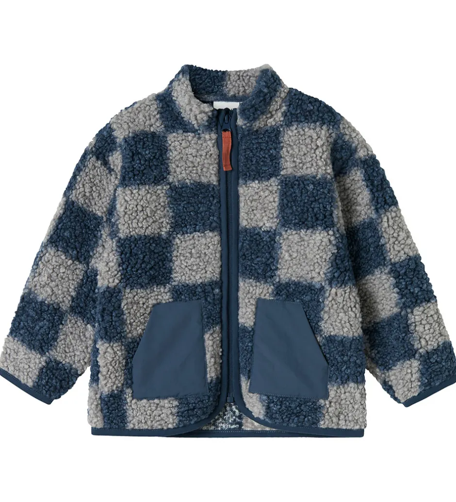 Fleece*Name It Fleccejakke - Teddy - NmmOrlando - Insignia Blue
