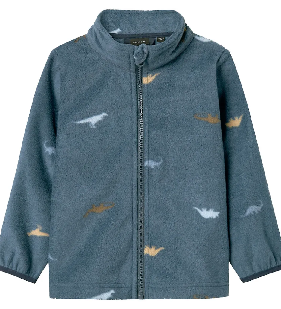 Fleece*Name It Fleecejakke - NmnSpektra - Spellbound m. Dinoer