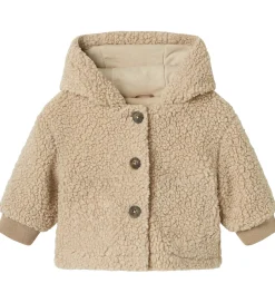 Fleece*Name It Fleecejakke - Teddy - NbnMilo - Pure Cashmere