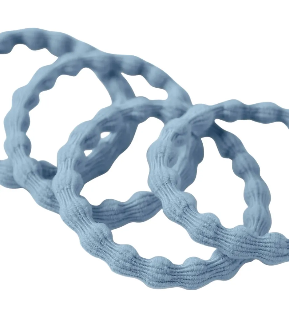 Name It Hårelastikker - 4-pak - NkfKarla - Dusty Blue