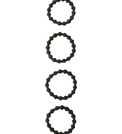 Name It Hårelastikker - 4-pak - NkfKarla - Sort