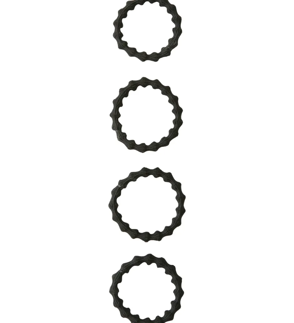 Name It Hårelastikker - 4-pak - NkfKarla - Sort