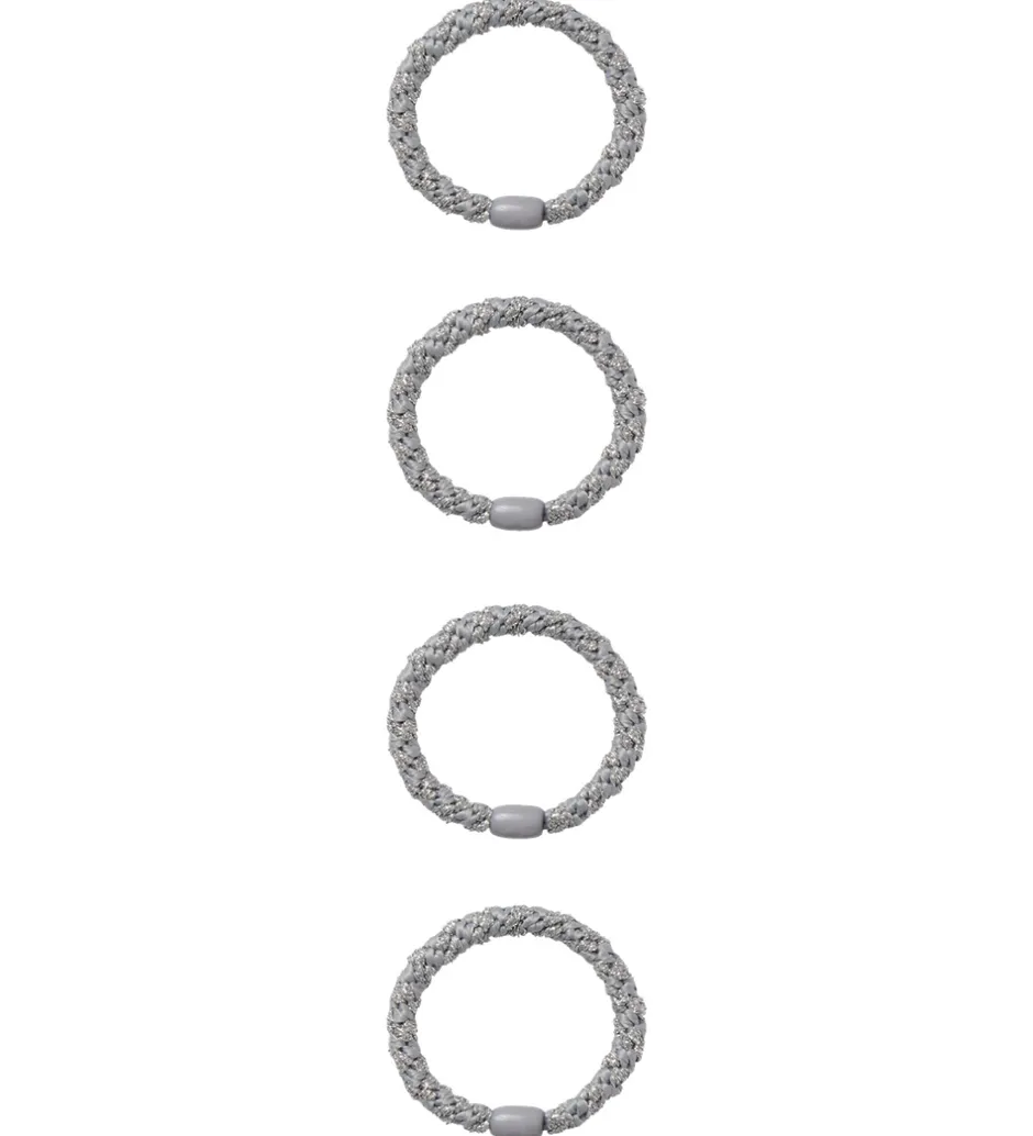 Name It Hårelastikker - 4-pak - NkfAcc-Arise - Icelandic Blue/W