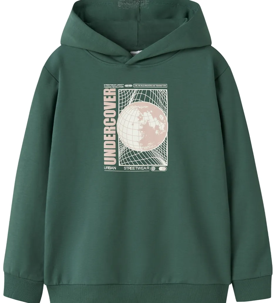 Sweatshirts*Name It Hættetrøje - NkmVugo - Bistro Green/ Urban