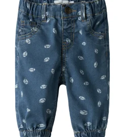 Børn Name It Jeans - NbmBen - Dark Blue Denim/AOP