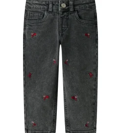 Børn Name It Jeans - Noos - Mom - NmfBella - Medium Grey Denim/Flower