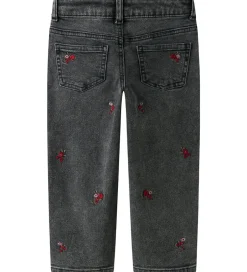 Børn Name It Jeans - Noos - Mom - NmfBella - Medium Grey Denim/Flower