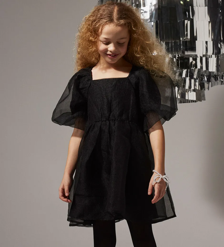 Kjoler*Name It Kjole - NkfRulla - Polyester - Black