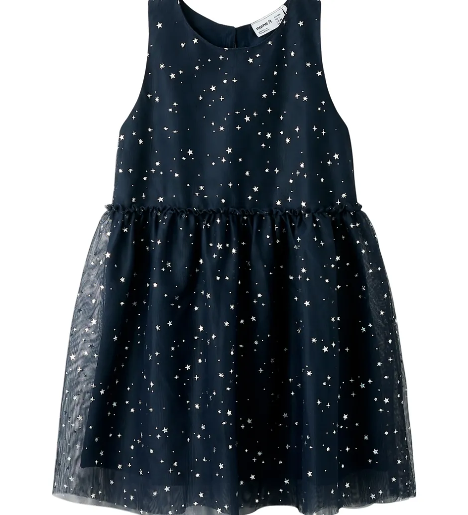 Børn Name It Kjole - NkfVabos - Navy Blazer/Starry Sky